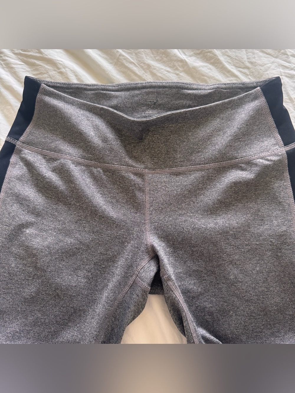 Z by Zella Gray & Black High-Waist Athletic Leggings - Picture 3 of 5